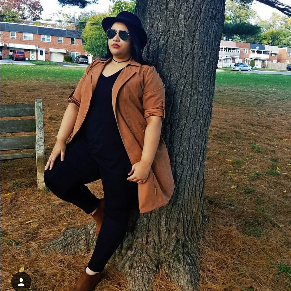Suede brown jacket